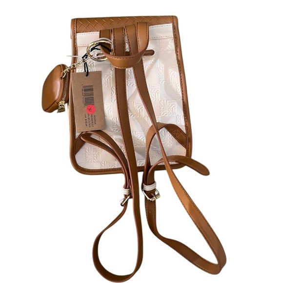 Steve Madden Tan and Cream Backpack with Textured Leather - Picture 4 of 5